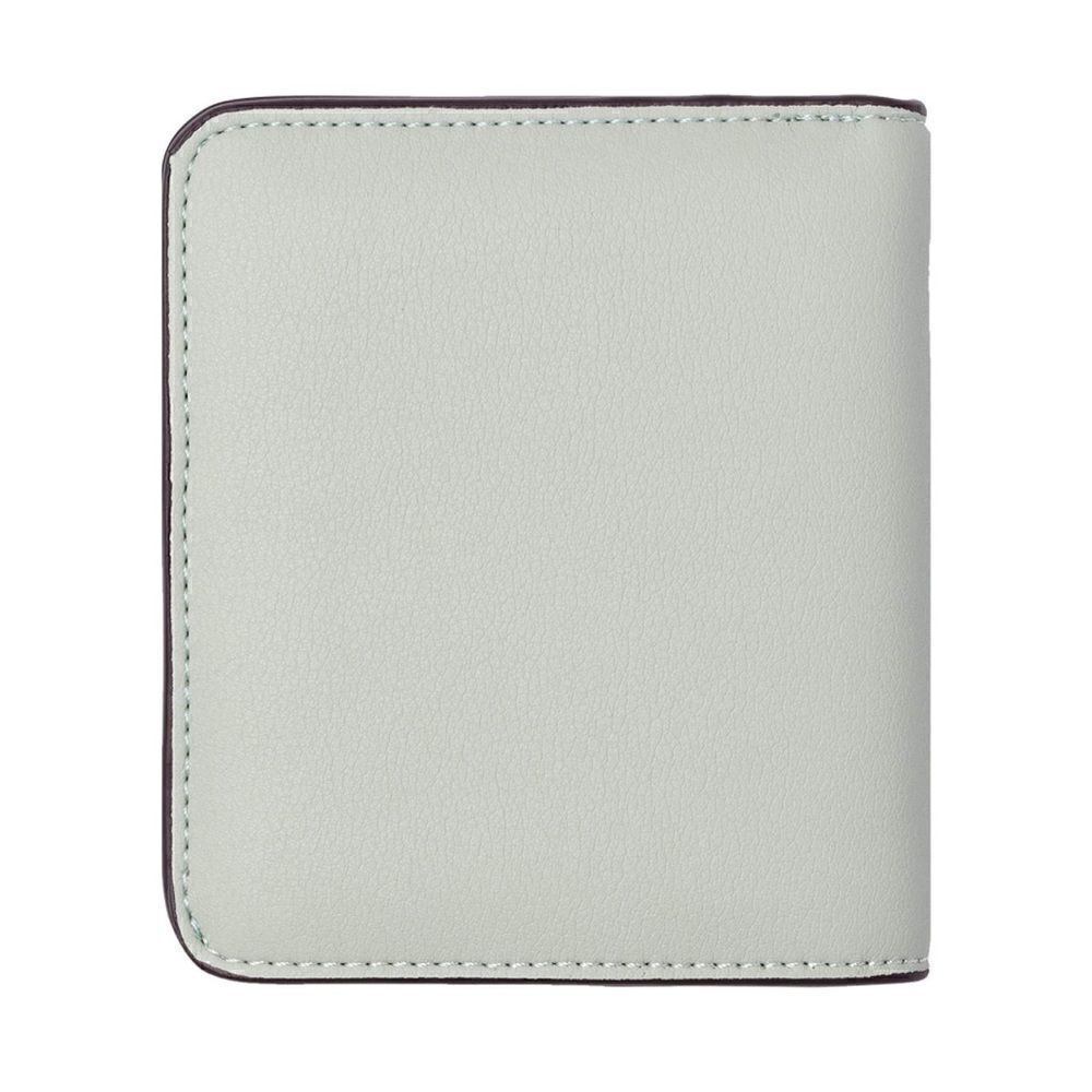 Light Green Leather Compact Wallet - Picture 5 of 5
